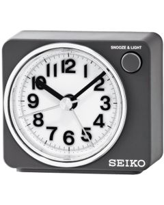 Seiko Analogue Bedside Alarm Quiet Sweep Clock QHE122S