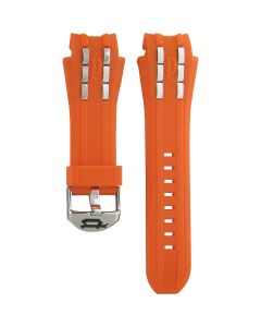 Police Rubber Orange Original Watch Strap S12557J-Orange