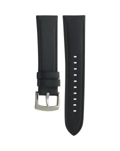 Armani 22mm Leather Black Original Watch Strap SAR1828