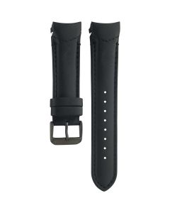 Aviator Leather Black Original Watch Strap SAVW1369