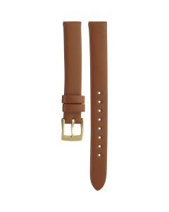 Michael Kors 13mm Leather Brown Original Watch Strap SMK2734