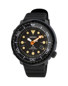 Seiko Prospex Black Series Tuna Limited Edition Gents Rubber Watch SNE577P1