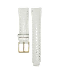 DKNY Leather White Original Watch Strap NY4526