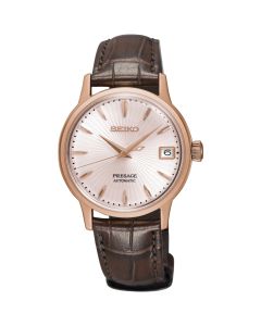 Seiko Presage Automatic Ladies Leather Watch SRP852J1