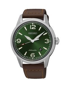 Seiko Presage Automatic Gents Leather Watch SRPB05J1