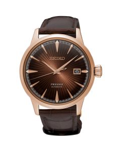 Seiko Presage Cocktail Automatic Gents Leather Watch SRPB46J1