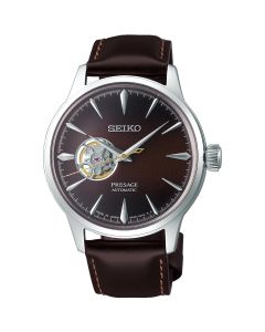 Seiko Presage Cocktail Time Mechanical Gents Leather Watch SSA407J1