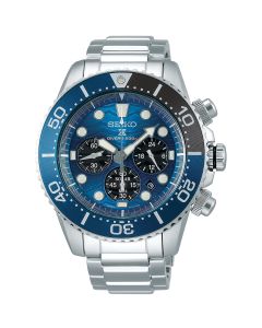 Seiko Prospex Save The Ocean Solar Diver Special Edition Gents Bracelet Watch SSC741P1
