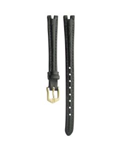 Gucci Compatible Leather Black Watch Strap 2000L