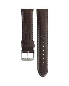 Aviator Leather Brown Original Watch Strap 22/20mm