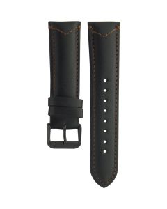 Aviator Leather Brown Original Watch Strap 22/20mm