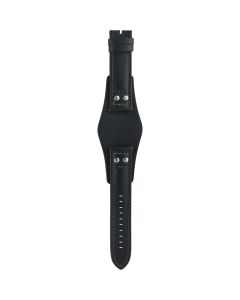 Fossil Compatible Leather Black Watch Strap CH2586