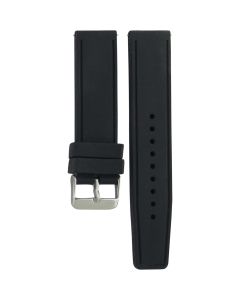 Aviator Rubber Black Original Watch Strap 20/20mm