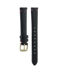 Cath Kidston Leather Black Original Watch Strap 14/12mm