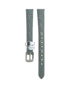 Cath Kidston Leather Grey-Silver Original Watch Strap 12/10mm