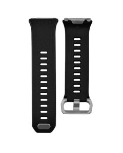 For Fitbit Ionic Rubber Black Watch Strap