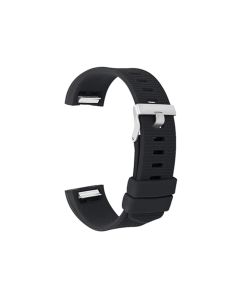 For Fitbit Charge, Charge 2 Rubber Black Original Watch Strap
