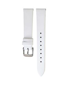 Bergson  Leather White Original Watch Strap 16/14mm
