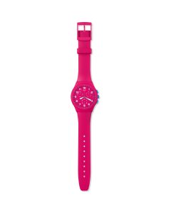 Swatch Chrono Plastic Pink Frame Unisex Watch SUSR401