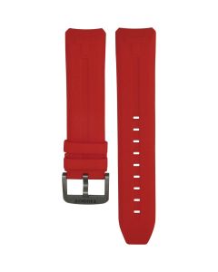 Tissot T-Touch Connect Solar Rubber Red Original Watch Strap T603044329