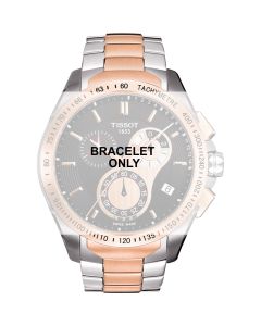 Tissot Veloci-T Stainless Steel Two Tone Original Watch Bracelet T605028909