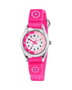 Tikkers Flower Time Teacher Kids Canvas Watch TK0119