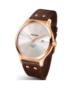 TW Steel Slim Line Rose Gold Gents 45mm Watch TW1304