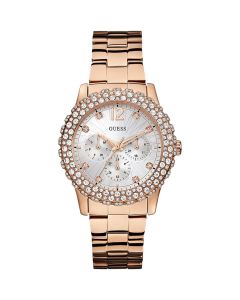 Guess Dazzler Rose Gold Ladies Watch W0335L3