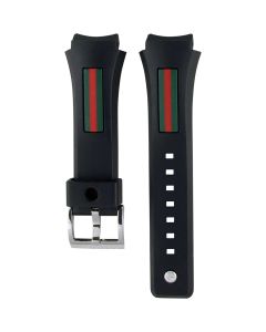 Gucci Sync Rubber Black Original Watch Strap YDA16544