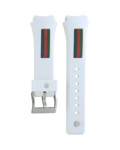 Gucci 137.3 Rubber White Original Watch Strap YDA16545