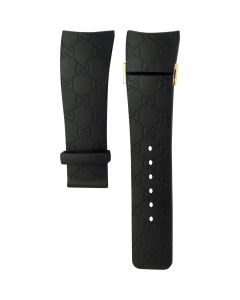 Gucci  Rubber Black Original Watch Strap YDA16742