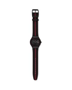 Swatch Irony Big The Prince of Red Stripe Unisex Watch YGB7000