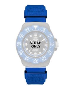 TAG Heuer Formula 1 / Kith Rubber Blue Original Watch Strap BT0012