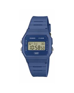 Casio Vintage Unisex Resin/Rubber Watch F-91WB-2A1EF
