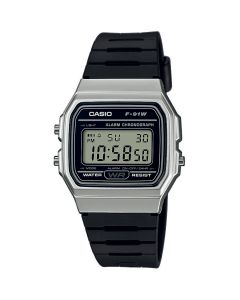 Casio  Gents Rubber Watch F-91WM-7AEF