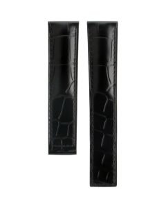 TAG Heuer Carrera Genuine Alligator Leather Black Original Watch Strap FC6180 19mm/18mm