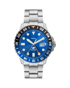 Fossil Blue GMT Gents Bracelet Watch FS5991