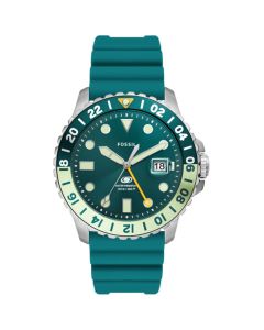 Fossil Blue GMT Oasis Gents Silicone Watch FS5992