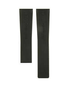 TAG Heuer Rubber Black Original Watch Strap FT6026 22mm/18mm