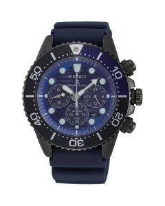 Seiko Prospex Save The Ocean Solar Diver Chronograph Special Edition Gents Silicone Watch SSC701P1