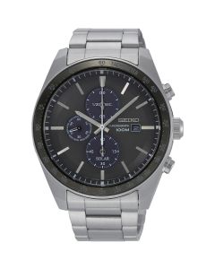 Seiko Solar Chronograph Gents Bracelet Watch SSC715P1