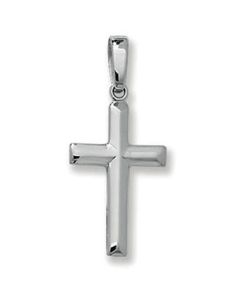 Sterling Silver Plain Solderend Cross Pendant