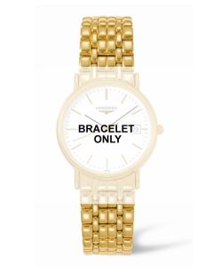 Longines Presence Gold PVD Steel Gold Original Watch Bracelet L600075439