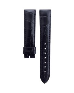 Longines 18/16mm Conquest Heritage Genuine Alligator Leather Black Original Watch Strap L682109463