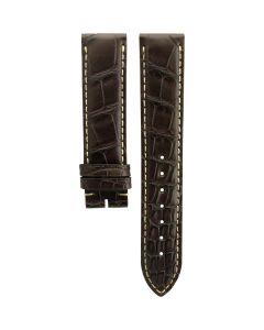 Longines 19/18mm Flagship Heritage Genuine Alligator Leather Brown Original Watch Strap L682119977