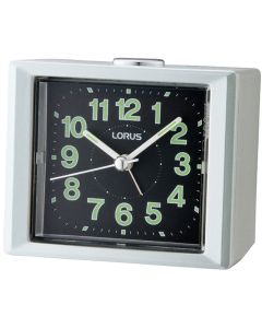 Lorus Analogue Bedside Alarm Clock LHE032SNB1