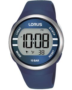 Lorus Digital Unisex Silicone Watch R2339NX9