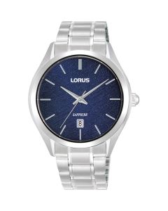 Lorus Sapphire Gents Bracelet Watch RH965RX9