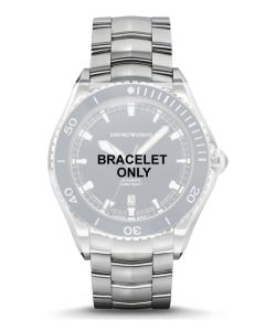 Armani  Stainless Steel Silver Original Watch Bracelet SARS9004