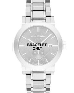Burberry  Stainless Steel Silver Original Watch Bracelet BU9901